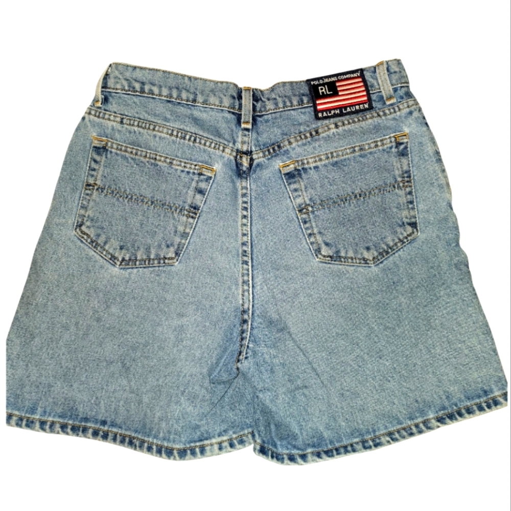 Vintage Ralph Lauren Denim Jean Shorts Sz 12